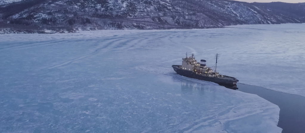 Image of a real icebreaker