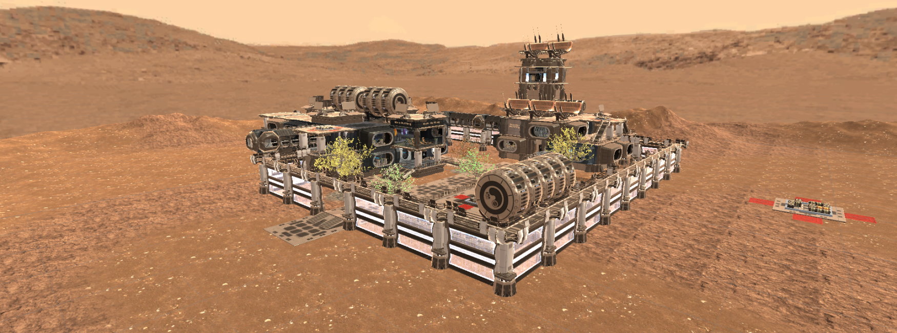 Martian Colony Snapshot